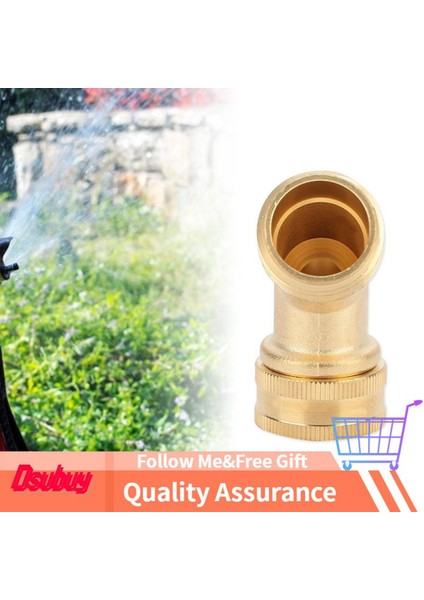 [hazır Stok] 3/4 Inç Pirinç Dirsek Küresel Vana Boru Konnektörü Adaptörü Conta Konnektörleri ile Bahçe Irrigati (Yurt Dışından)