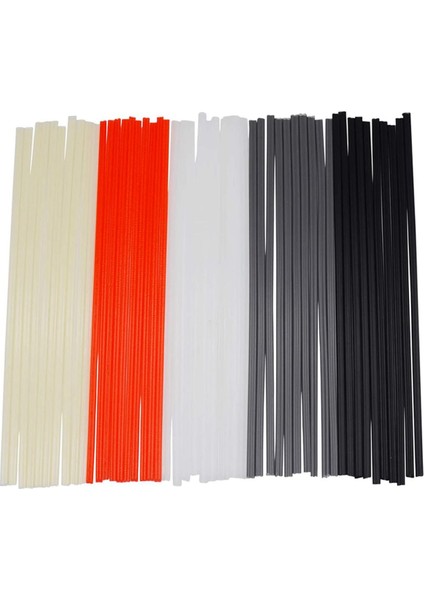 BRADOO-50PCS Plastik Kaynak Teli - Sıcak Hava Araçları Için Pp/pvc/pe Plastik Kaynakçı Teli 10 Inç (Her Renk 10 Adet) (Yurt Dışından)