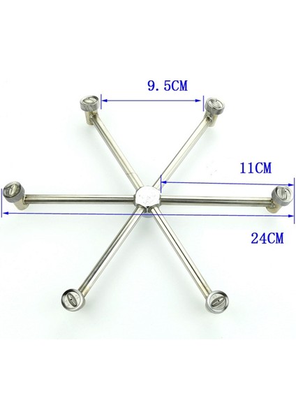 Pestisit Yağmurlama Bahçe Sulama Atomize Nozul 6 Kafa Nozul (Yurt Dışından) modelleri