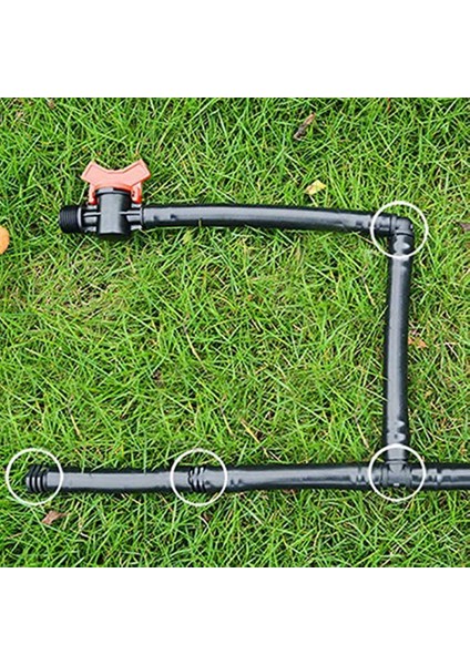 Damlama Borusu Için Ncanruı Sulama Bağlantı Parçaları Kiti -6 Tee, 6 Kaplin, 6 Uç, 6 Dirsek - 16MM Uyumlu Damla Yağmurlama Sistemleri (Yurt Dışından) indirimleri