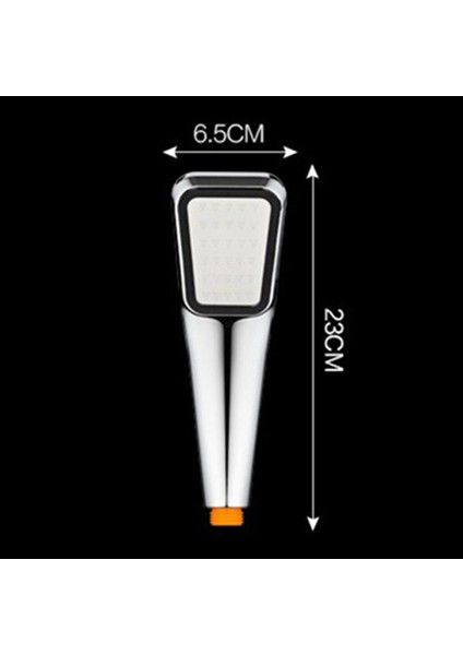 300 Küçük Delik Hidrofor Tasarruflu Kare Duş Başlığı Banyo El Duşu-Gümüş (Yurt Dışından) fırsatları