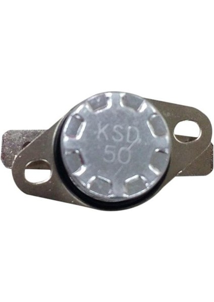 KSD301 10A Büyük Alüminyum Kapak Sıcaklık Koruyucusu Normalde Kapalı Tip Sabit Halka Bükme Ayakları 6.3 Terminali (Yurt Dışından)