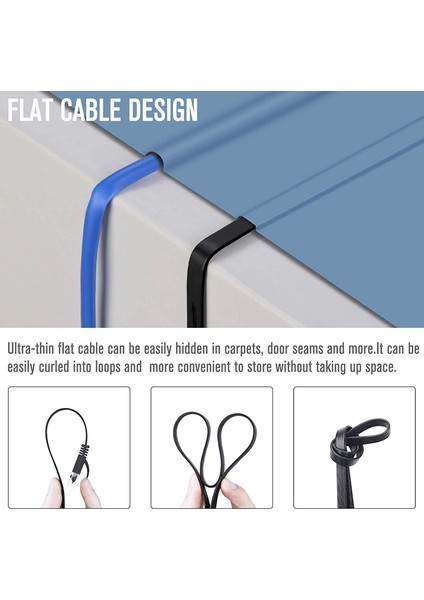 Bradoo-6 Rulo 3 Metre 98FT Kablo Cat6 Koaksiyel Utp Seri Kablo RJ45 Jumper Lan Kablosu Siyah (Yurt Dışından) fiyatları