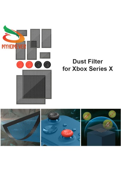 Xbox Series x Oyun Sunucusu Için 1/2 Set Oyun Konsolu Toz Kapağı Toz Geçirmez Net (Yurt Dışından) fırsatları