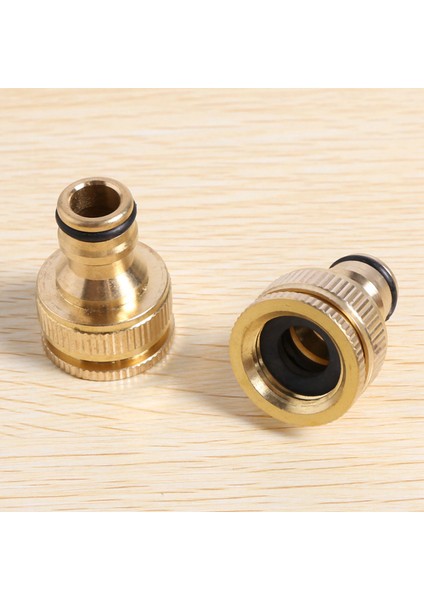Paket Pirinç Bahçe Hortumu/hortum Musluk Bağlantısı 1/2 Inç ve 3/4 Inç 2-In-1 Dişi Dişli Musluk Adaptörü (Yurt Dışından) modelleri