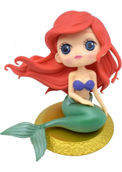 12 Tasarım Disney Çocuk Oyuncakları Prenses Sevimli Bebek Karikatür Anime Figürleri Kek Topper (Yurt Dışından)