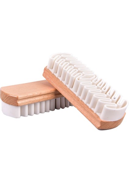 Fbph Deri Fırça Süet Çizme Çanta Scrubber Temizleyici Krep Ayakkabı Fırçaları Ev Günlük (Yurt Dışından)