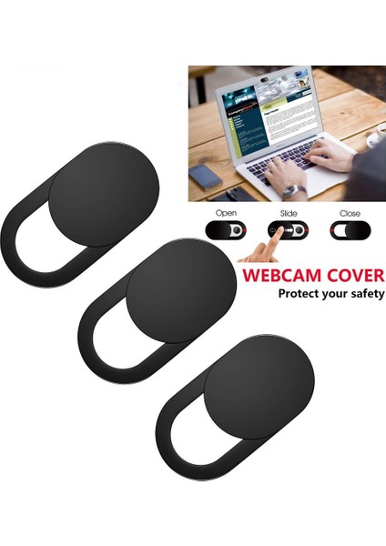 Adet/takım Evrensel Dizüstü Bilgisayar Kamerası Kapağı Deklanşör Telefon Antispy Kamera Kılıfı Gizlilik Koruyucu Telefon Kamera Çıkartmaları MacBook Pro Için (Yurt Dışından) fiyatları