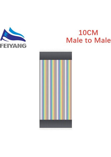 Ayak Koltuk 40 Adet Erkek - Erkek / Kadın - Erkek / Kadın - Kadın Dupont Jumper Tel Dıy Deney Breadboard Gökkuşağı 40P Teller Kablo 10CM 20CM 30CM Arduino Için (Yurt Dışından)
