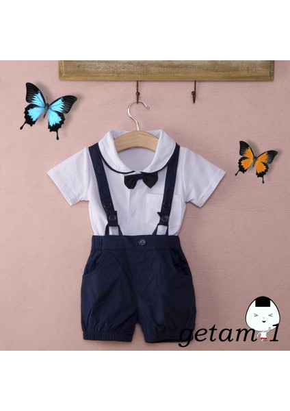 Hc Erkek Bebek Erkek Takım Elbise+Tulum Önlük Pantolon+Kravat Resmi (Yurt Dışından) modelleri