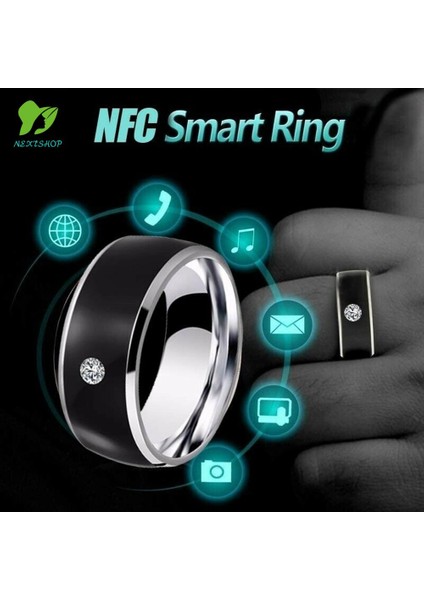 Nextshop Moda Nfc Parmak Yüzük Çok Fonksiyonlu Akıllı Giyilebilir Bağlantı Yenı Su Geçirmez Android Telefon Ekipman Teknolojisi Akıllı/çok Renkli (Yurt Dışından) modelleri