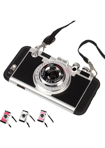 Hazır Stok Emily Paris'te iPhone 13 Pro Max 12 Pro x Xs Max 6 6s 7 8 Plus 3D Kamera Tasarımlı Kılıf Silikon Kapak + Askı Ipi (Yurt Dışından) fırsatları