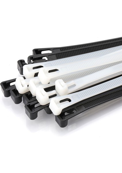 [BESTGO]100 Adet Çıkarılabilir Plastik Bağlar Tel Naylon Kablo Bağları Zip Kravat Sarma Askısı Bağlama Kablosu Gevşek Slipknot Kravat Yeniden Kullanılabilir (Yurt Dışından) fırsatları