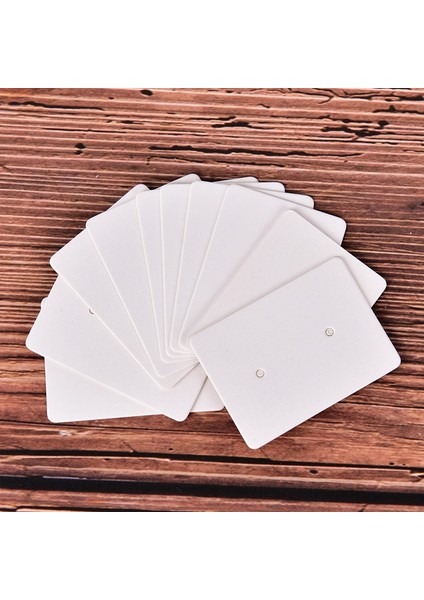 100 Adet Boş Eargs Kulak Çıtçıt Etiket Kağıdı Ekran Kartı Takı Asın (Yurt Dışından) fırsatları