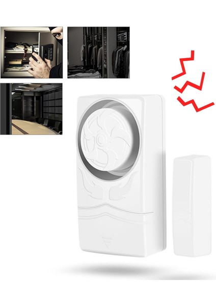 【to Global】urglar Alarm Kablosuz Manyetik Sensör Hırsızlığa Karşı Giriş Kapı Pencere Ev Güvenliği Güvenlik Sistemi Araçları (Yurt Dışından)
