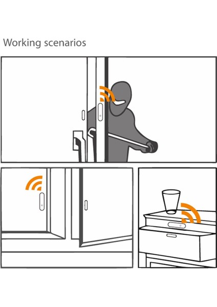 【to Global】urglar Alarm Kablosuz Manyetik Sensör Hırsızlığa Karşı Giriş Kapı Pencere Ev Güvenliği Güvenlik Sistemi Araçları (Yurt Dışından) modelleri