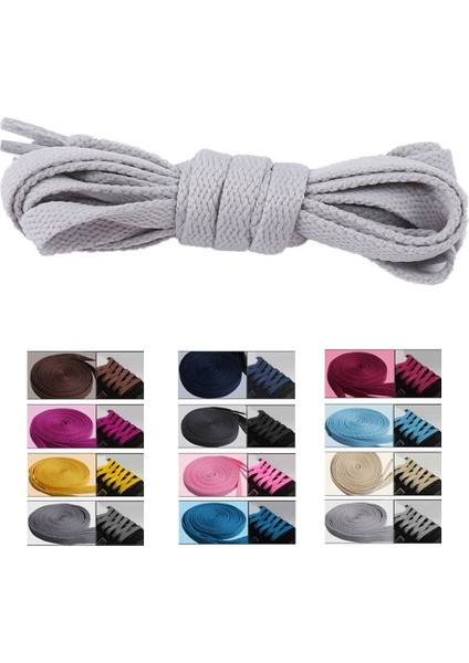 Ayakkabı Bağcıkları Spor Ayakkabı Ayakkabı Düz Bağcıklar Spor Günlük Ayakkabı Ipleri (Yurt Dışından)