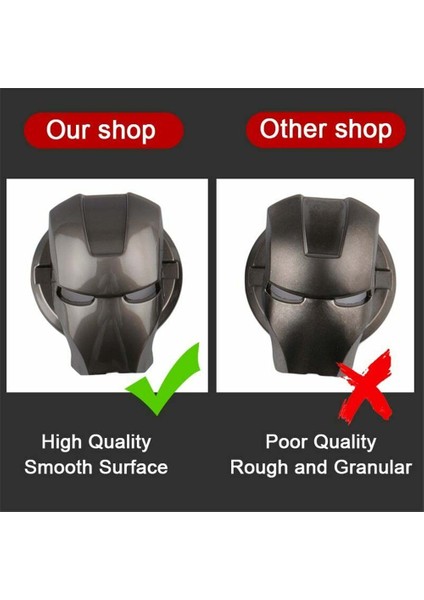 Iron Man Araba Start Stop Basmalı Düğme Düğmesi Kapağı 3D Araba Iç Aksesuarları (Yurt Dışından) modelleri