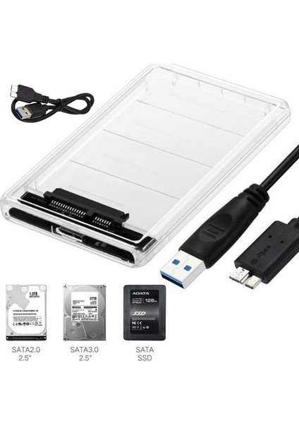 USB 3.0 - 2.5 Için Sata Sabit Sürücü Muhafaza Caddy Kutusu (Yurt Dışından)