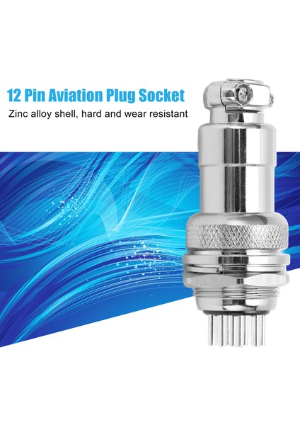 12 Pinli Havacılık Konnektörü, Iletişim Için Elektrik Prizi 2pcs (Yurt Dışından) fırsatları