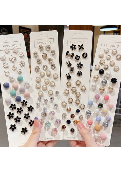 6/10 Adet Broş Seti Anti Maruz Toka Yüksek Dereceli Kadın Güzel Japon Artefakt Yaka Dekoratif Düğme Pin Hırka (Yurt Dışından) modelleri