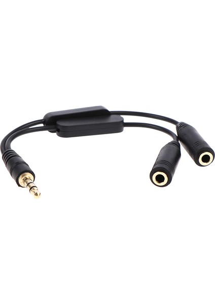 In 2 Out 3.5mm Erkek - Çift Mono 3.5mm Kadın Kulaklık Y Splitter Kablosu Fengshi (Yurt Dışından) modelleri