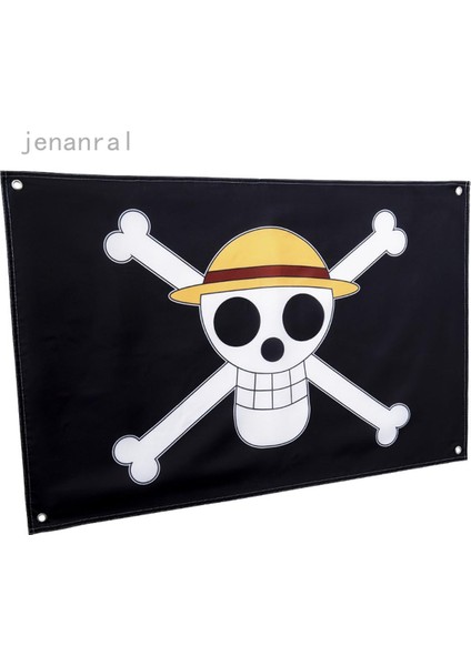 Jenanral Sunfay 60*90 cm Tek Parça Luffy'nin Hasır Şapka Korsan Bayrağı Ev Duvar Bar Dekorasyon Sıcak (Yurt Dışından)