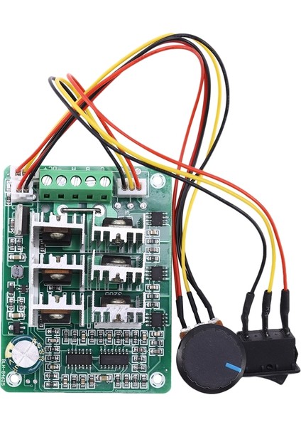 Bldc Üç Fazlı Fırçasız Sensörsüz Motor Kontrol Cihazı BL01 15A Şiddetli Fan Modülasyonu DC5V6V9V12V36V Ileri ve Geri (Yurt Dışından)