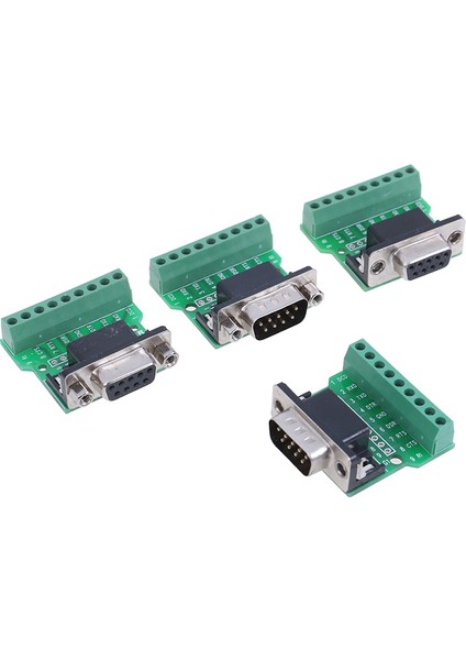 D-Sub 9pin Lehimsiz Konnektörler Db9 RS232 Seriden Terminale Adaptör (Yurt Dışından)