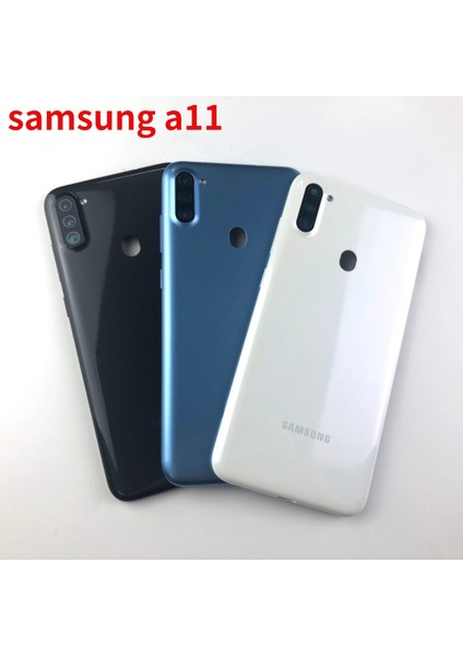 Orijinal Samsung Galaxy A11 A115 SM-A115F/D Konut Case Pil Arka Kapak Gerçek Kapı Lens ile (Yurt Dışından)