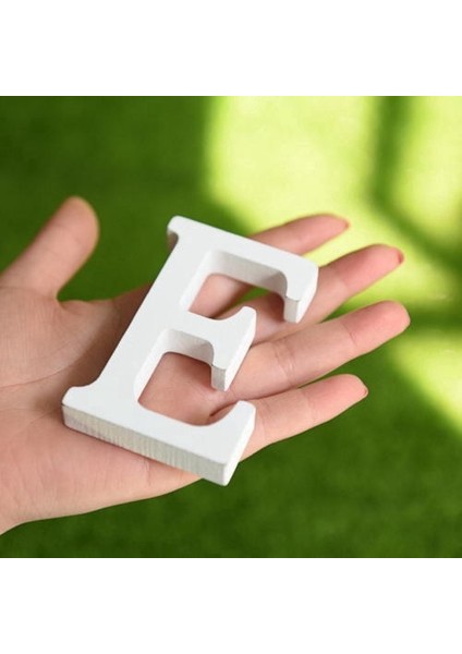 Hazır Stok 8 cm 26 Ayakta Beyaz Ahşap Mektup Ahşap Alfabe Harfler Kelimeler Ev Düğün Parti Dekorasyon (Yurt Dışından) modelleri