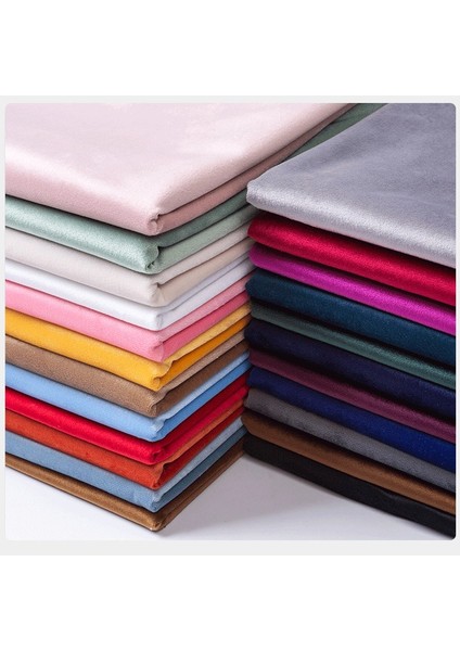Kadife Kumaş Kalınlaştırmak Flanel Kumaş Yastık Kılıfı ve Kanepe Için Dıy Kumaş 0.5 Metre TJ3437 (Yurt Dışından)