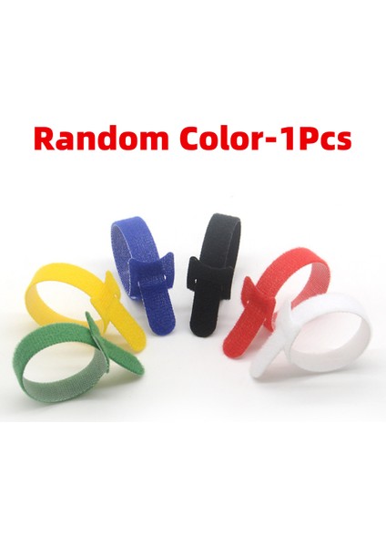 Tipi Velcro Kablo Bağı Teli Yeniden Kullanılabilir Kordon Organizatör 15*1.2 cm Renkli Bilgisayar Veri Kablosu Güç Organize Sapanlar 1 Adet (Yurt Dışından)
