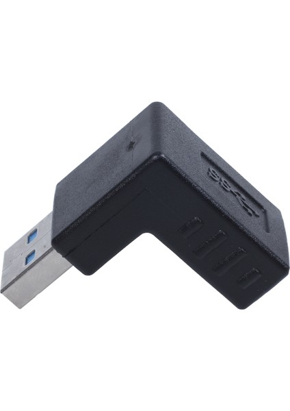 90 Derece USB 3.0 A Erkek - Dişi M/f Fiş Adaptörü Konnektörü Siyah (Yurt Dışından) fırsatları