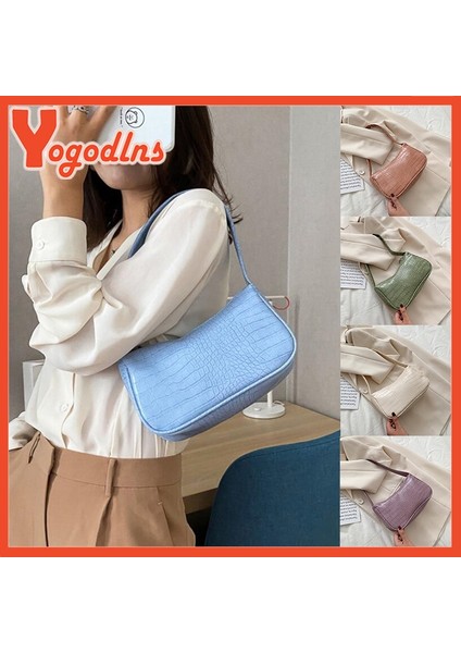 Yogodlns Moda Koltuk Altı Omuz Çantaları Kadınlar Için Pu Deri Çanta (Yurt Dışından) modelleri