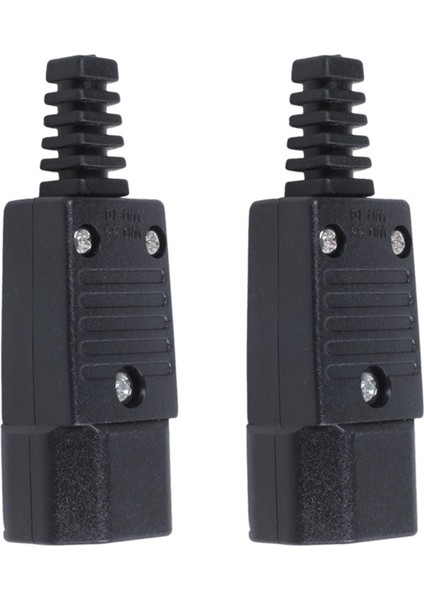 Siyah IEC-320 C14 Erkek Fiş Ac Giriş Soket Konnektörü 250V 10A (Yurt Dışından)