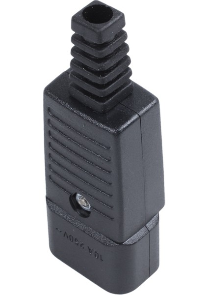 Siyah IEC-320 C14 Erkek Fiş Ac Giriş Soket Konnektörü 250V 10A (Yurt Dışından)
