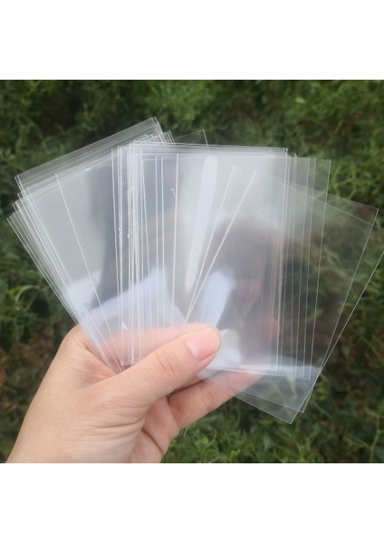 100 Adet Şeffaf Ultra Pro Kart Kollu Kartlar Fotocardlar Lomo Kartları Koruyucu Iç Kollu Kartlar Koruyucu Tutucu (Yurt Dışından)