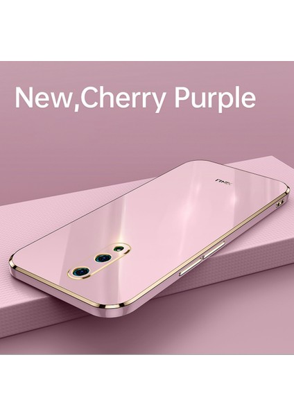Lüks 6d Altın Kaplama Muhafaza Oppo Reno PCAT00 CPH1917 Yumuşak Tpu Kılıf Renkli Silikon Arka Kapak Tam Koruma Kamera Koruyucu (Yurt Dışından) fırsatları