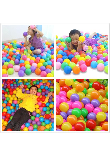 [hazır Stok] 100 Adet Renkli Bebek Oyun Topları Çocuklar Için Yumuşak Plastik Okyanus Topları Bebek [yukarıda] (Yurt Dışından)