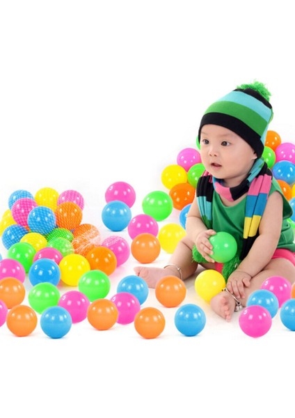 [hazır Stok] 100 Adet Renkli Bebek Oyun Topları Çocuklar Için Yumuşak Plastik Okyanus Topları Bebek [yukarıda] (Yurt Dışından) fırsatları
