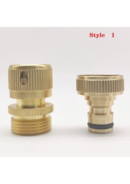Bahçe Hortumu Hızlı Bağlantı Seti Bakır 3/4 Inç Dişi Erkek Konnektör Musluk Hortum Bağlayıcı (Yurt Dışından) modelleri