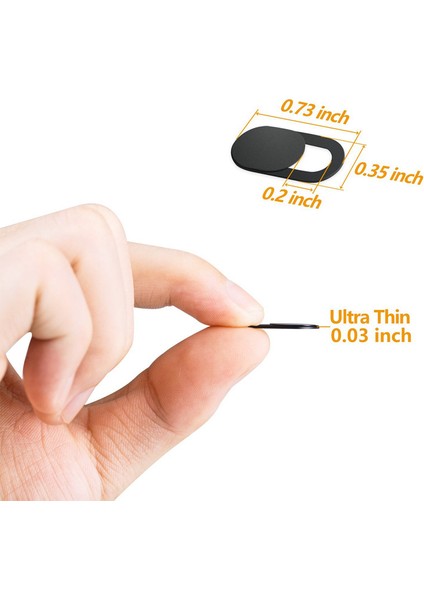 Web Kamerası Kapağı Deklanşör Mıknatısı Kaymak Plastik Kamera Kılıfı IPhone Pc Dizüstü Bilgisayarlar Için Cep Telefonu Lens Gizlilik Etiketi (Yurt Dışından) indirimleri