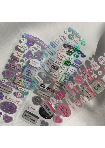 Steve Ins Kore Malzeme Iletişim Etiketi Fotocard Toploader Dekoratif Çıkartmalar (Yurt Dışından) fırsatları