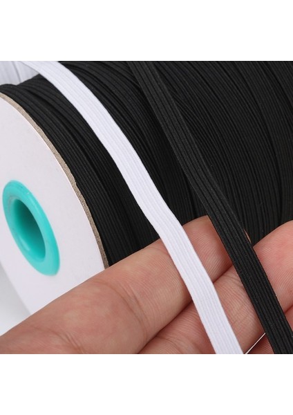 5m/rulo 3/6/8/10 /12MM Siyah/beyaz Elastik Dikiş Elastik Bandı (Yurt Dışından) fırsatları