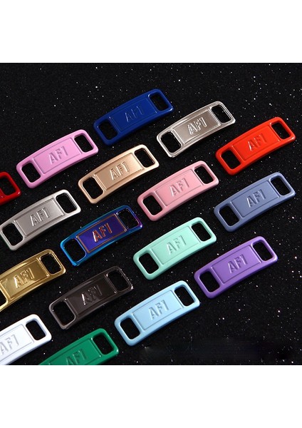 Af1 Logo Renkli Metal Ayakkabı Bağı Tokası Spor Ayakkabı Pin Dekorasyon Logo Aksesuarı (Yurt Dışından) indirimleri