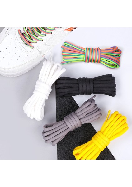 Çift 120CM Klasik Rahat Yuvarlak Uzun Ayakkabı Bağı Spor Ayakkabı Unisex Spor Ayakabı (Yurt Dışından) modelleri