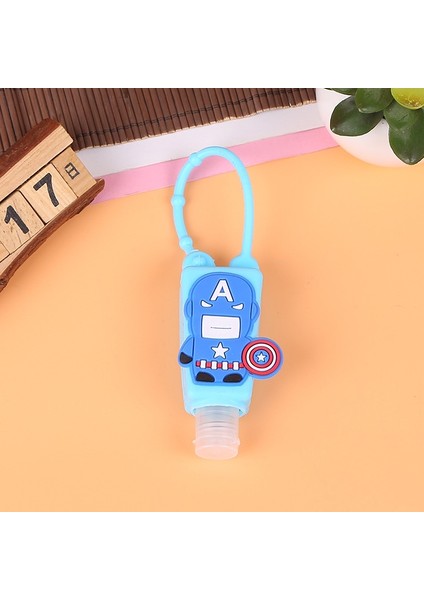 Hazır Stok Avengers Tasarım 30 ml Karton Silikon El Dezenfektanı Tutucu Kauçuk Duş Banyo Vücut Şişesi (Yurt Dışından) fiyatları