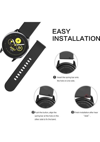 Samsung Galaxy Watch Active 2 Için Yumuşak Silikon Bant Kayışı (Yurt Dışından) indirimleri