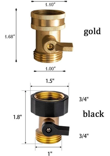 Sonsuza Hortum Boru Ayırıcı Sulama Sulama Pirinç Küresel Vana Sulama Ekipmanları Sulama Hortumu Konnektörü (Yurt Dışından) modelleri
